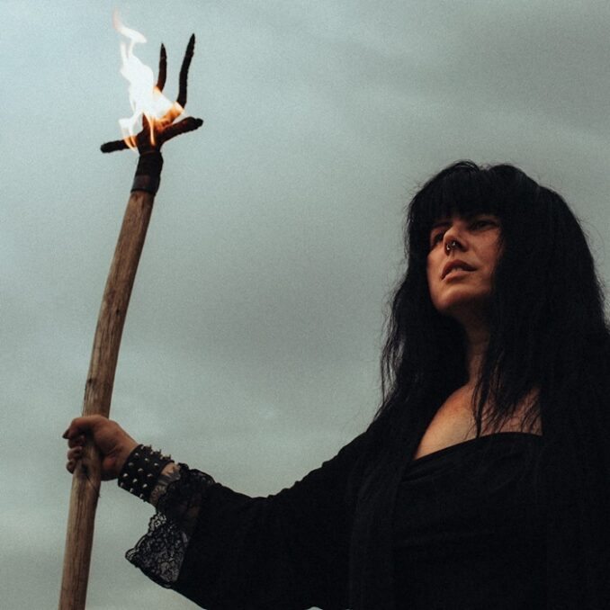 Marthe and the cover artwork
